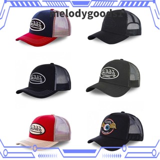 Melodygoods1 หมวกเบสบอลแฟชั่น ปักลาย กันแดด ปรับได้ สําหรับผู้ชาย และผู้หญิง