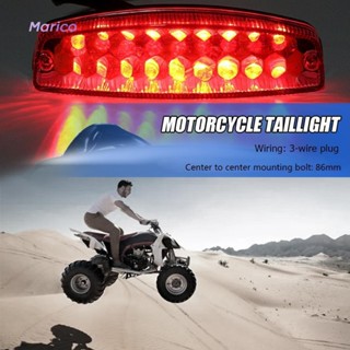 ไฟท้ายรถจักรยานยนต์ LED 12V 16 สําหรับ ATV Quad Kart 50cc 125cc #Q [Marico.th]