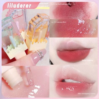 Maffick Ice Cream มูลค่าสูง Moisturizing Lip Oil Hydrating Light Lip Pattern Anti-dry Cracking Lipstick Base Lip Oil HO