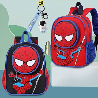 Spider-Man New Kindergarten Student Schoolbag 1-5 Years Old Baby Boy Travel Lightweight Cartoon Small Backpack Female im32