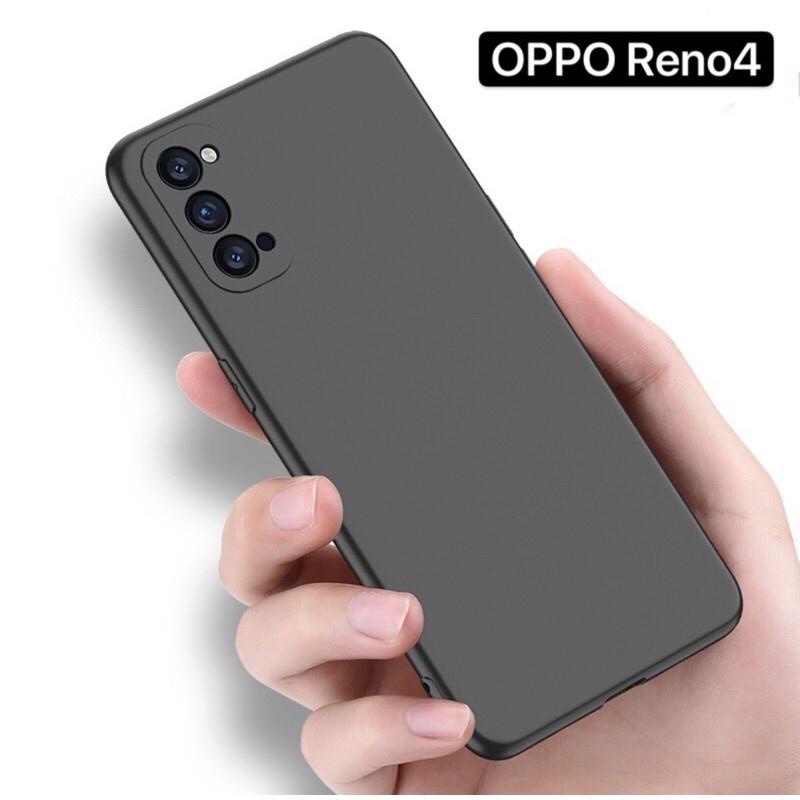 เคส OPPO Reno 4 สำหรับออปโป้ ซิลิโคนสีดำ กันกระแทก นิ่ม TPU Case