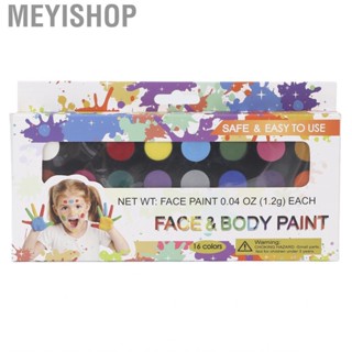 Meyishop Face Body Paint DIY 16 Colors Makeup Safe 0.7oz For Adult