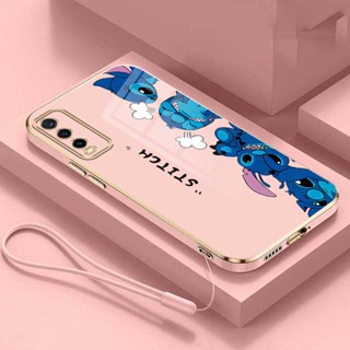 เคสโทรศัพท์มือถือ ขอบตรง ป้องกันเต็มกล้อง ลายการ์ตูนมอนสเตอร์ Stitch สําหรับ VIVO V2043 V2032 V2026 V2029 V2027 V2052 V2038 V2042 V2054 V2037 V2048