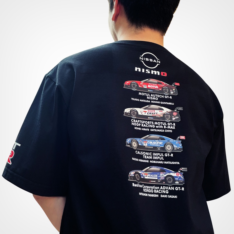 เสื้อยืดแขนสั้น พิมพ์ลาย Nissan nismo super gt JDM Ares R35 Formula F1 สําหรับแข่งรถ