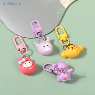 SANRIO พวงกุญแจ จี้ตุ๊กตาฟิกเกอร์อนิเมะ Kuromi Melody Cinnamoroll Pochacco Pom Purin เหมาะกับของขวัญวันเกิด สําหรับเด็กผู้หญิง