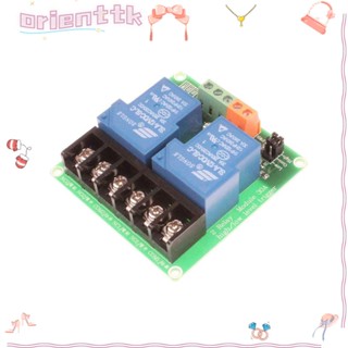 Orienttk โมดูลรีเลย์ 2 ช่อง 2 ช่อง 30A DC 12V สําหรับบ้าน