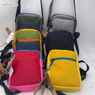 Ssunshine กระเป๋าสะพายไหล่ สะพายข้าง ขนาดเล็ก มีซิป ใส่โทรศัพท์มือถือได้ สําหรับนักเรียน