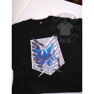 Attack On Titan Levi Ackerman Anime T-Shirt | Kaos Anime Attack On Titan Levi Ackerman_01