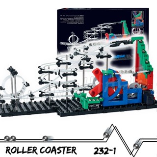 860 เซนติเมตร Space Rail Marble Run เกียร์ดรายวงราวไปบันไดเกมแข่งขันรางลูกบอลโมเดล Roller Coaster ลิฟท์ไฟฟ้า ของเล่นการสร้างแบบจำลองของลูกบอลลูกบอลทริปวิศวกรรม