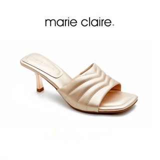 Bata บาจา ยี่ห้อ Marie Claire รองเท้าส้นสูง รองเท้าส้นสูงแบบสวม รองเท้าส้นเข็ม รองเท้ามีส้น สำหรับผู้หญิง รุ่น  Laliz สีดำ 7706294