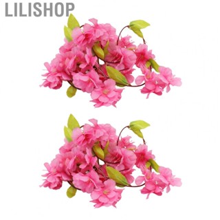 Lilishop Simulated Wisteria Decoration Beautiful Silk Flower Artificial Faux Indoor Vine Wisteria Ornament V