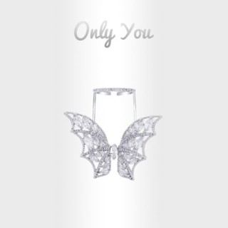 Only You แหวนเงิน S925 รูปผีเสื้อบิน สามมิติ หรูหรา เครื่องประดับแฟชั่น