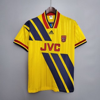 เสื้อกีฬาแขนสั้น ลายทีมชาติฟุตบอล Arsenal 1993 1994 สไตล์เรโทร