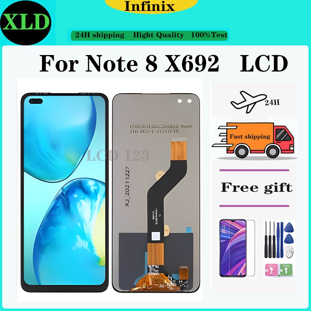 สําหรับ Infinix Note 8 X692 วัสดุชุดสัมผัส LCD