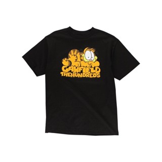 SLUM LTD - THE HUNDREDS Garfield Stack T-Shirt Black