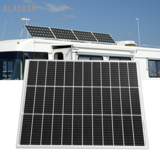  ALASKAR แผงเซลล์แสงอาทิตย์ RV 80W 18V Monocrystalline กันน้ำประสิทธิภาพสูงแผงควบคุมการประจุพลังงานแสงอาทิตย์สำหรับรถพ่วงเรือรถ