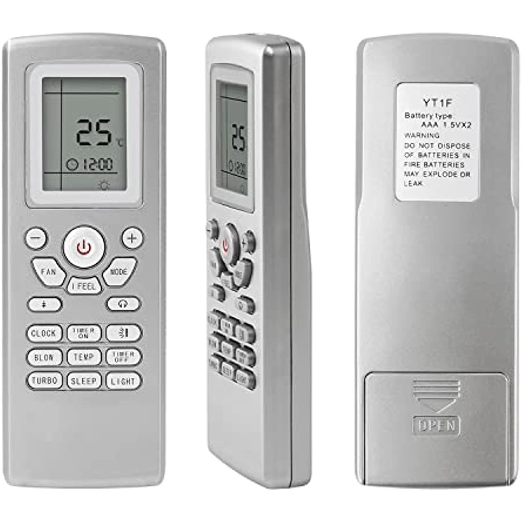 รีโมทคอนโทรลสากลสําหรับเครื่องปรับอากาศ Gree Mcquaite LENNDX Aermec Yt1f Yt1ff Yt1f1 Yt1f2 Yt1f3 Yt1