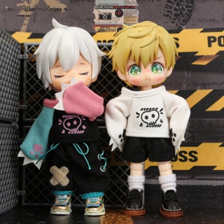 Ob11 เสื้อยืด ลายตุ๊กตา Nendoroid GSC YMY obitsu11 1/12 BJD BODY9 DDF ufdoll