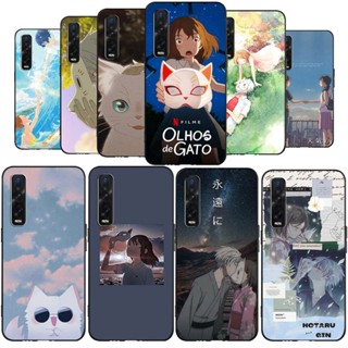 เคสโทรศัพท์มือถือ ซิลิโคนนิ่ม TPU ลายการ์ตูนอนิเมะ A Whisker Away AM104 สําหรับ Oppo A56s A16K A16e A1 A1x Find X6