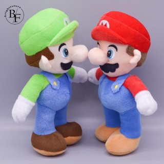 ตุ๊กตาฟิกเกอร์ Super Mario Bros Luigi แบบนิ่ม ขนาด 30 ซม. เหมาะกับของขวัญวันเกิด ของเล่นสําหรับเด็ก