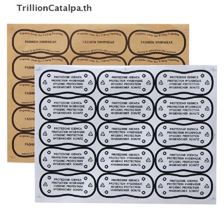 Trillioncatalpa เทปใส ฉลากสุขอนามัย สําหรับชุดว่ายน้ํา 30 ชิ้น ต่อชุด TH