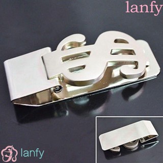 Lanfy Unisex คลิปหนีบเงินสแตนเลสสำหรับผู้ชาย