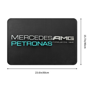 ใหม่ Mercedes AMG Petronas F1 Team (3) พรมปูพื้นห้องน้ํา ผ้าสักหลาด กันลื่น ดูดซับน้ําได้ดี แห้งเร็ว 16x24 นิ้ว พร้อมส่ง