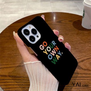 เคสโทรศัพท์มือถือแบบแข็ง ลายคําขวัญภาษาอังกฤษ สําหรับ Iphone 12promax 14promax 13promax 11promax 8plus