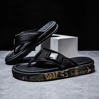 พร้อมส่ง รองเท้าแตะผู้ชายหูคีบ พื้นหนากันลื่น ใส่สบาย น้ำหนักเบา งานทน ไม่พังง่าย