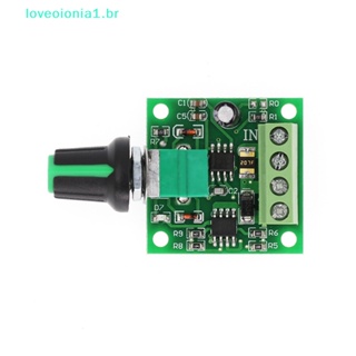 Loveoionia1 สวิตช์ควบคุมความเร็วมอเตอร์ DC 1.8V 3V 5V 6V 12V 2A PWM 1803BK br