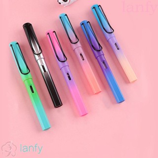 Lanfy ปากกาหมึกซึม หมึกซึม คละสี แบบเปลี่ยน สําหรับสํานักงาน ธุรกิจ