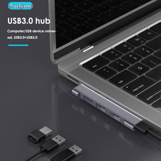 (YGD) Pd ฮับ USB-C USB 3.0 5Gbps Type-C ความเร็วสูง แบบพกพา 4 In 1 อุปกรณ์เสริม สําหรับคอมพิวเตอร์