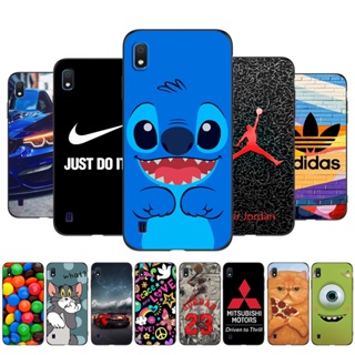 เคสโทรศัพท์ซิลิโคน tpu ลาย Stitch สีดํา สําหรับ Samsung A10 Galaxy A10 GalaxyA10 A 10 SM-A105F A105 A105F