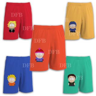 South Park กางเกงขาสั้น พิมพ์ลายการ์ตูน 3 มิติ เหมาะกับเดินชายหาด แฟชั่นฤดูร้อน สําหรับเด็กผู้ชาย และเด็กผู้หญิง