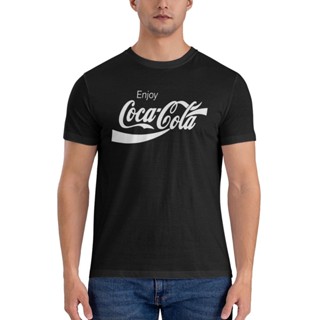 เสื้อยืด พิมพ์ลายกราฟฟิคโลโก้ Coca Cola Enjoy