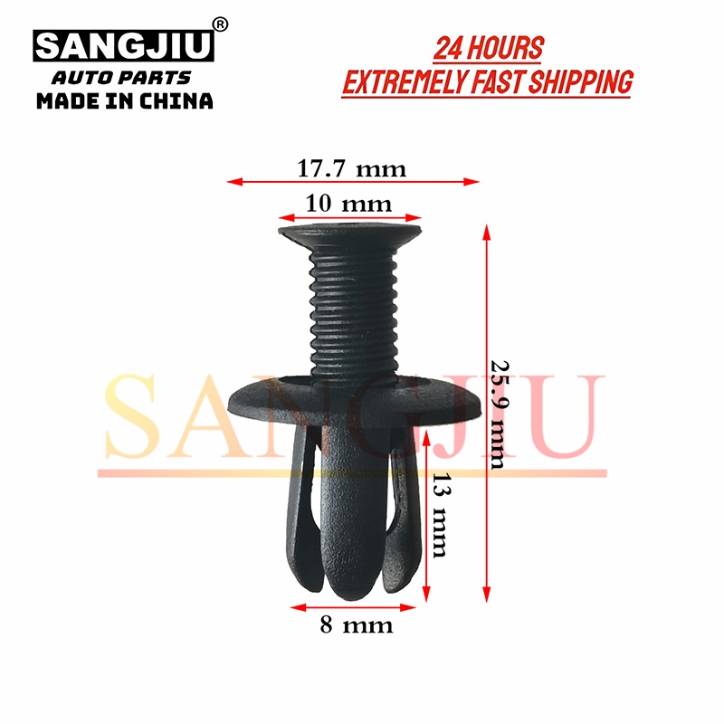 คลิปกันชน สําหรับ Mazda 323 323S 626 929 Hyundai Kia Nissan Mazda 2 3 5 6 B2000 Volvo S40 V40 01553-