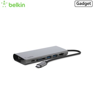 Belkin USB-C Multimedia Hub USB-C รองรับ Windows และ OS ที่มีพอร์ต USB-C สัญญาณภาพ 4K