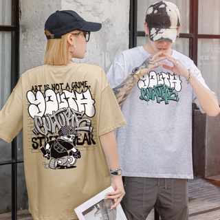 【เสื้อยืดใหม่】YOUTH CULTURE® ARTCRIME GRAFFITTI STREETWEAR OVERSIZED T-SHIRT UNISEX GRAPHIC MEN WOMEN PREMIUM TEE