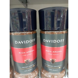 ริชอะคองกาแฟสำเร็จรูป DAVIDOFF ตราแดดอฟฟง 100g Rich Akong DAVIDOFF Instant Coffee Brand 100g.