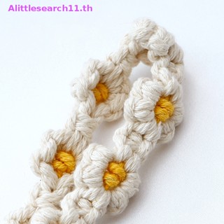 Alittlesearch11 พวงกุญแจ จี้รูปดอกเดซี่ แฮนด์เมด สไตล์โบฮีเมียน อุปกรณ์เสริม สําหรับรถยนต์