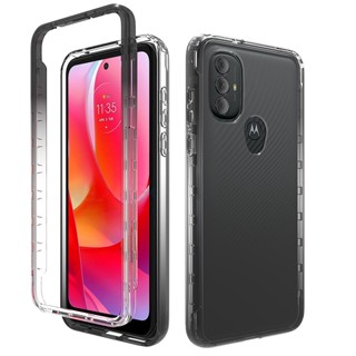 เคสโทรศัพท์มือถือไฮบริด ใส กันกระแทก 360 องศา สําหรับ Moto G Pure G Power 2022 E7i Power G 5G Plus Armor 2in1