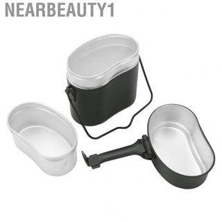 Nearbeauty1 Mess Tin Multifunction Nonslip Durable  Grade Aluminium 180℃ Tem