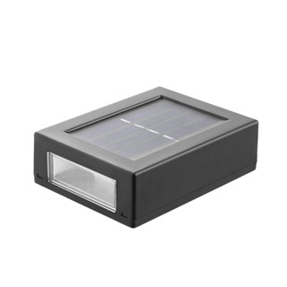 อุปกรณ์ไฟ ไฟเหลืองSolar light BD-2LED ติดรั้วบ้าน เพิ่มความสวยงาม