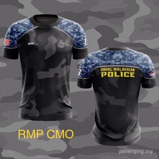 เสื้อกีฬาแขนสั้น ลายทีมชาติมาเลเซีย PDRM SUPPORTERS X สีดํา สําหรับผู้ชาย