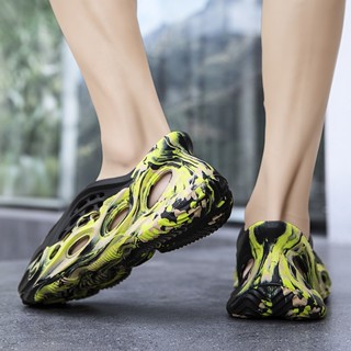 รองเท้าแตะชายหาด พื้นนิ่ม กันลื่น น้ําหนักเบา แฟชั่นสําหรับผ…