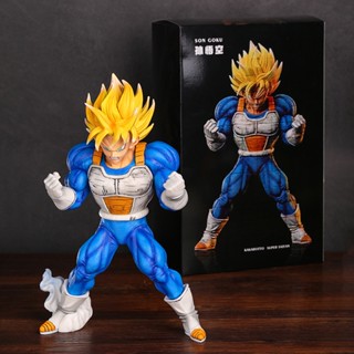 ใหม่ โมเดลฟิกเกอร์ Pvc รูปปั้นอนิเมะ Dragon Ball Z Son Goku Super Saiyan ขนาด 25 ซม. สําหรับตกแต่งห้อง