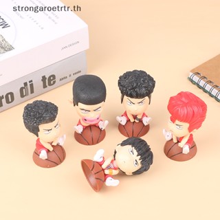 Strongaroetrtr ฟิกเกอร์การ์ตูนอนิเมะ Slam Dunk Q Version Big Head Five Tigers สําหรับประดับรถยนต์