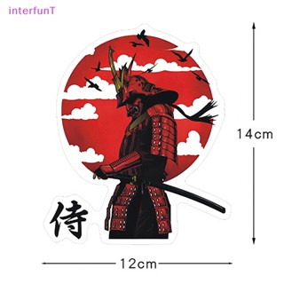 [InterfunT] Japan Samurai Warrior สติกเกอร์ไวนิล สําหรับติดตกแต่งรถยนต์ รถบรรทุก รถจักรยานยนต์ [ใหม่]