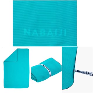 NABAIJI ผ้าขนหนูไมโครไฟเบอร์ ขนาด L 80 x 130 ซม. (ลายทาง) ผ้านุ่ม แห้งเร็ว