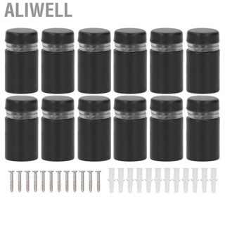 Aliwell Advertising Nails  12 Sets Standoff Screws with Expansion Tubes for Photo Frame Installation